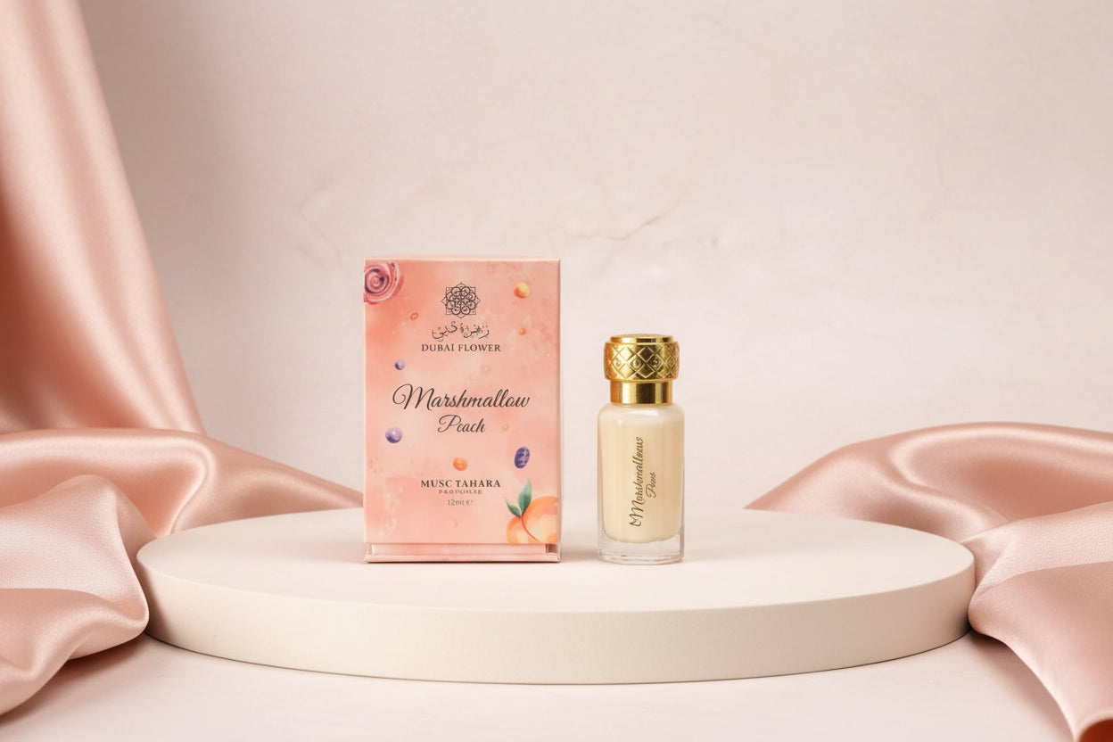Marshmallow Perzik – Musk Tahara 12 ml Parfumolie